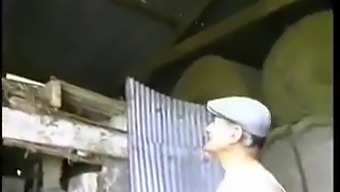 Young Urban Woman Pleasures An Elderly Farmer'S Member And Clitoris