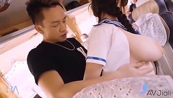 Taiwanese Babe With Big Natural Tits Has Sex With A Stranger On A Bus