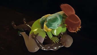 La Princesse Fiona De Shrek Reçoit Du Sperme En Elle D'Un Orc Dans Un Porno 3d