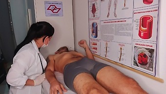 A Boy Had An Unexpected Erection In Front Of The Nurse.